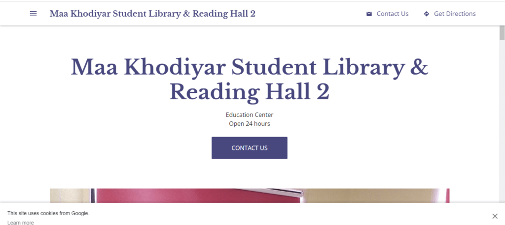 Maa Khodiyaar Student Library