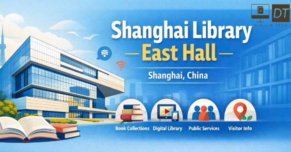 Shangai Library Shanghai Library East Hall – Shanghai, China - DigiLibTech