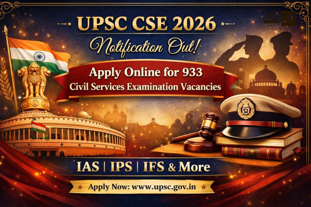 UPSC CSE 2026 Notification Out