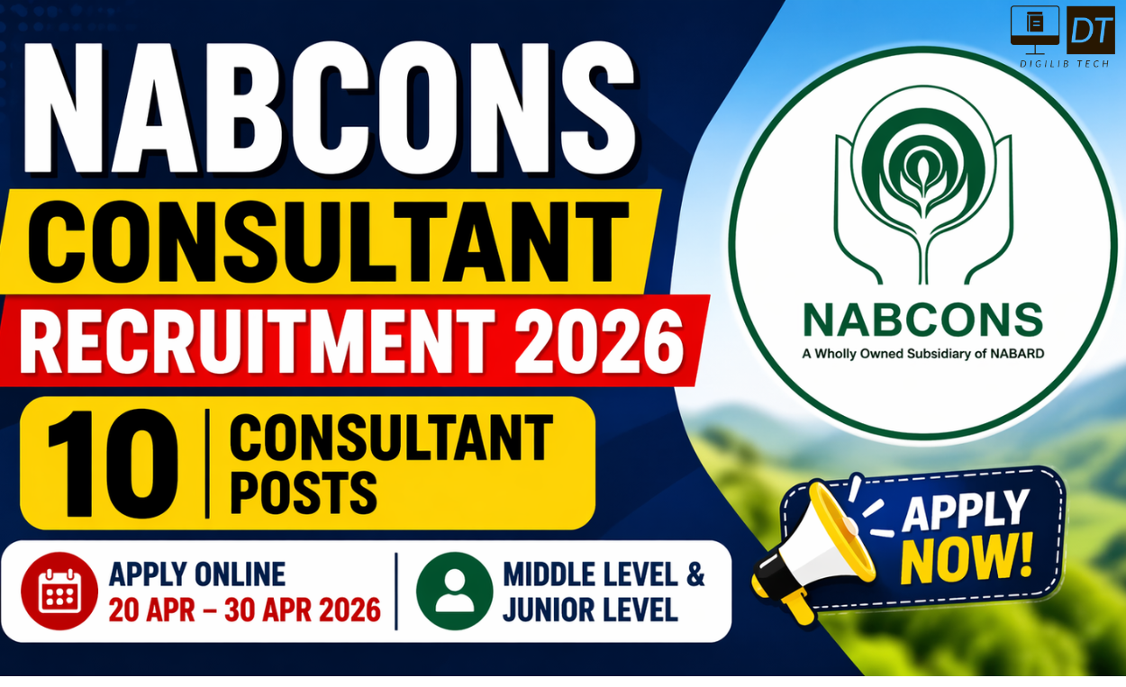 latest job updates  NABCONS Consultant Recruitment 2026