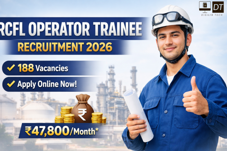 RCFL Operator Trainee