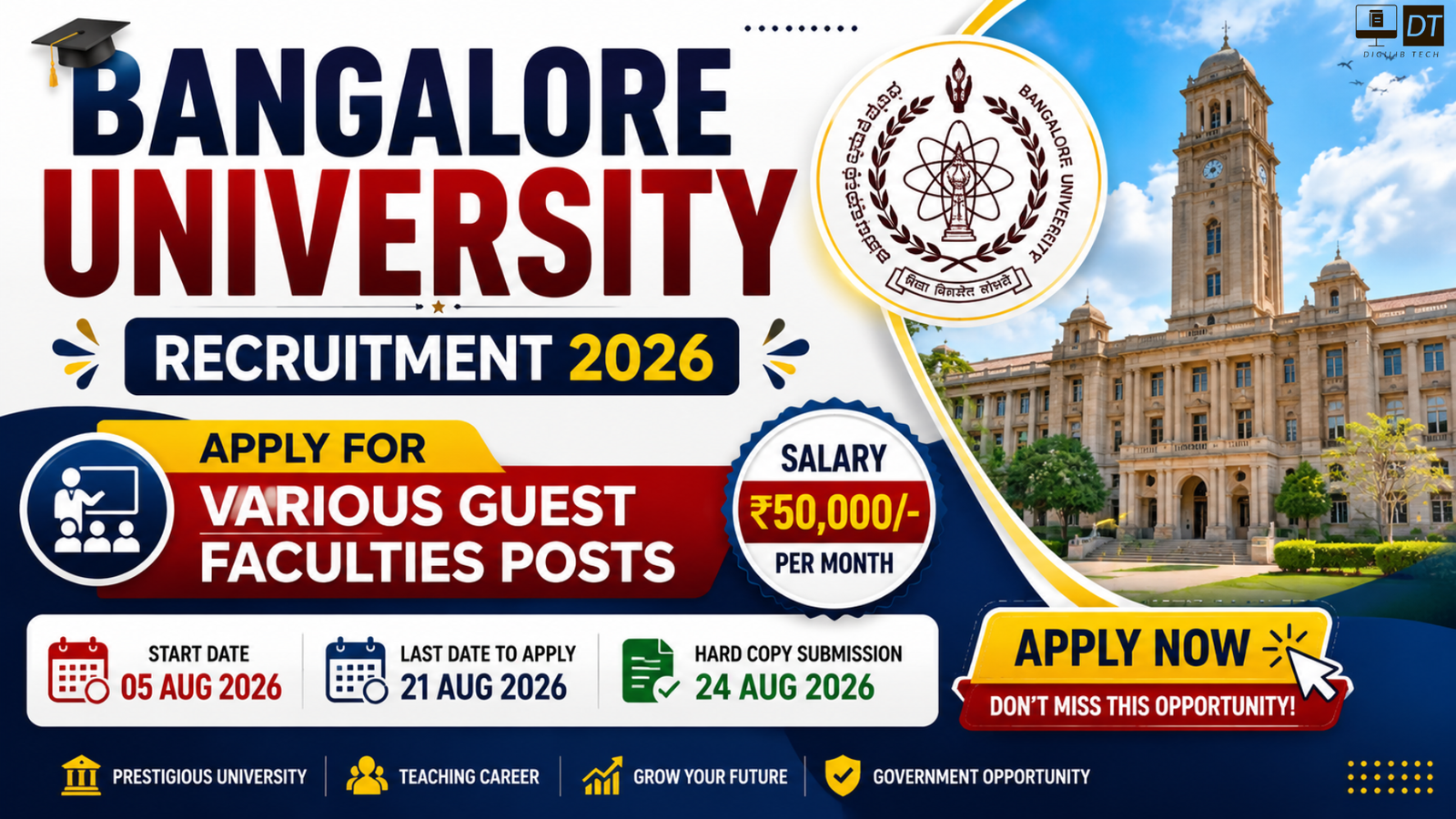 Bangalore University Recruitment 2026