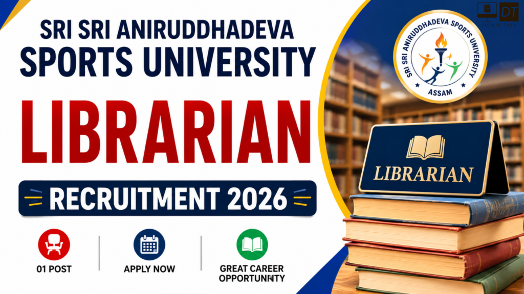 Sri Sri Aniruddhadeva Sports University Recruitment 2026 – Librarian Vacancy
