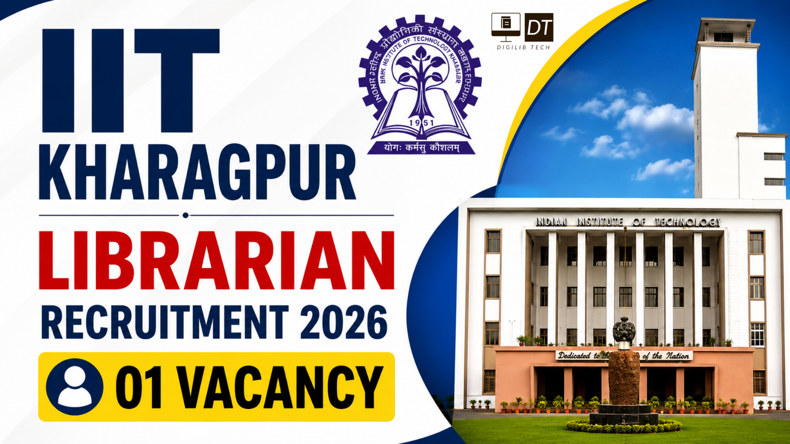 IIT Kharagpur Librarian Recruitment 2026