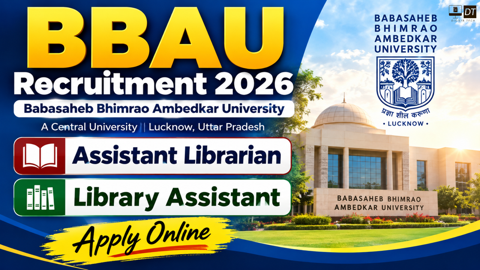 BBAU Recruitment 2026
